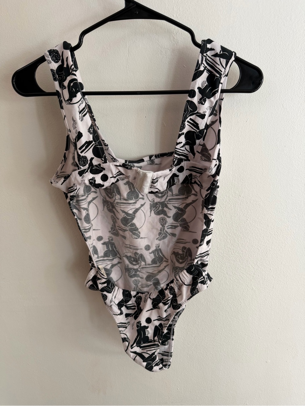 Manners Ldn Black & White Open Back Bodysuit - Picture 2 of 4